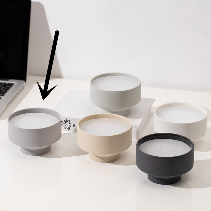 Scandinavian Stone Candle Holder
