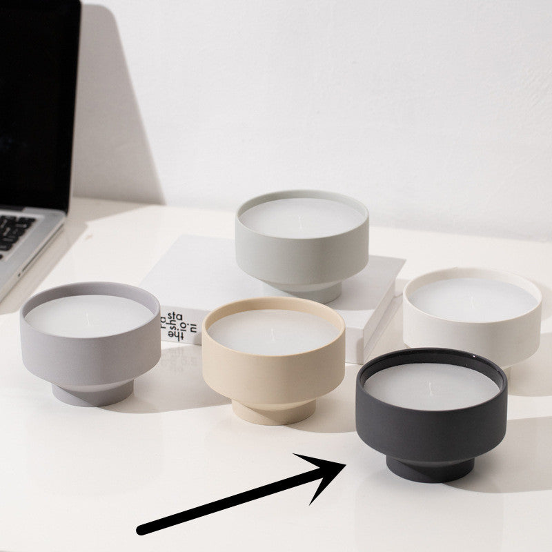 Scandinavian Stone Candle Holder