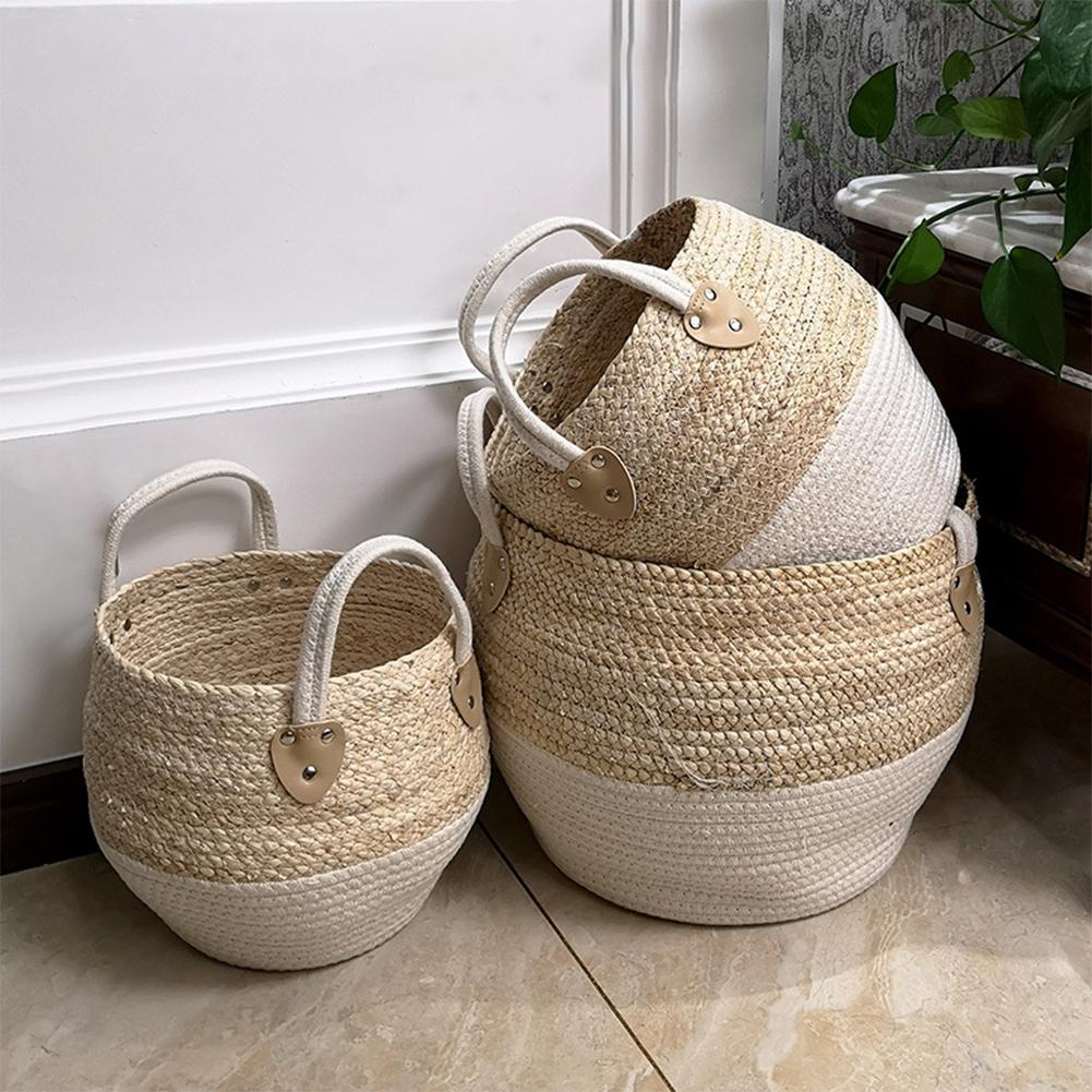 Natural Straw Storage Basket