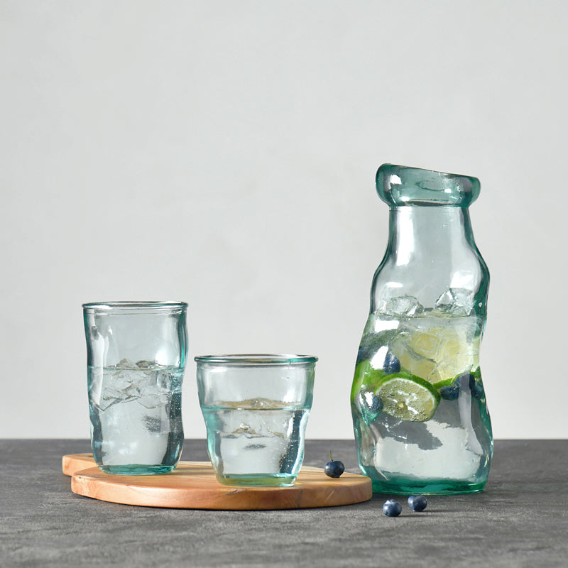 Modern Glass Beverage Pitcher