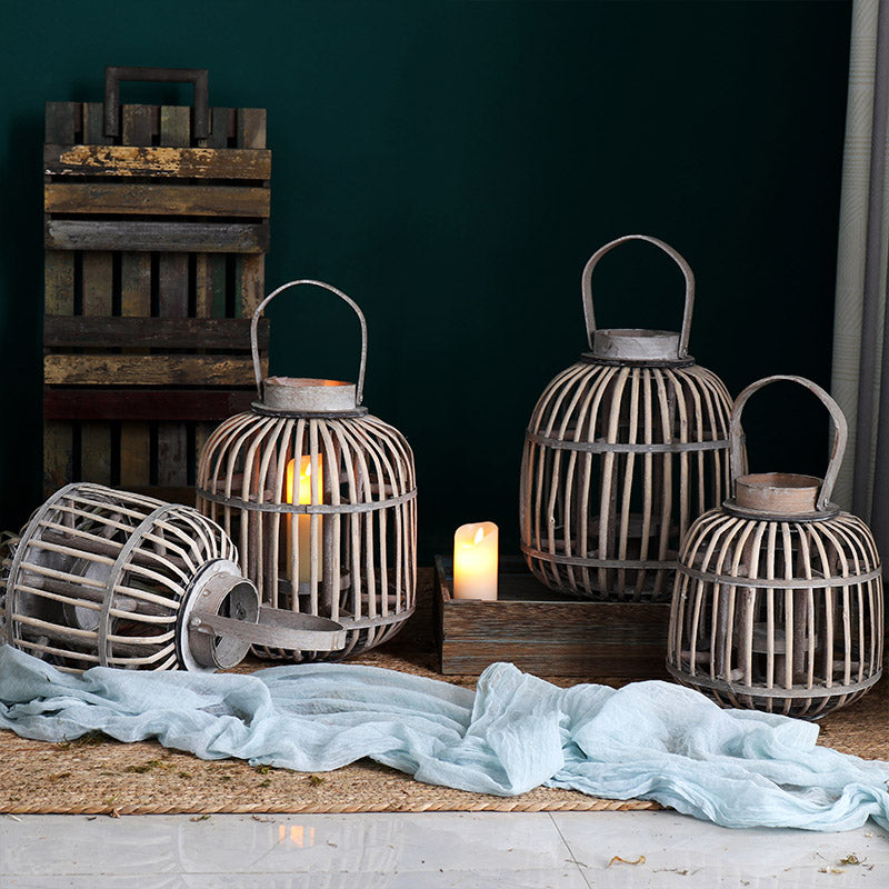 Vintage Wooden Lantern