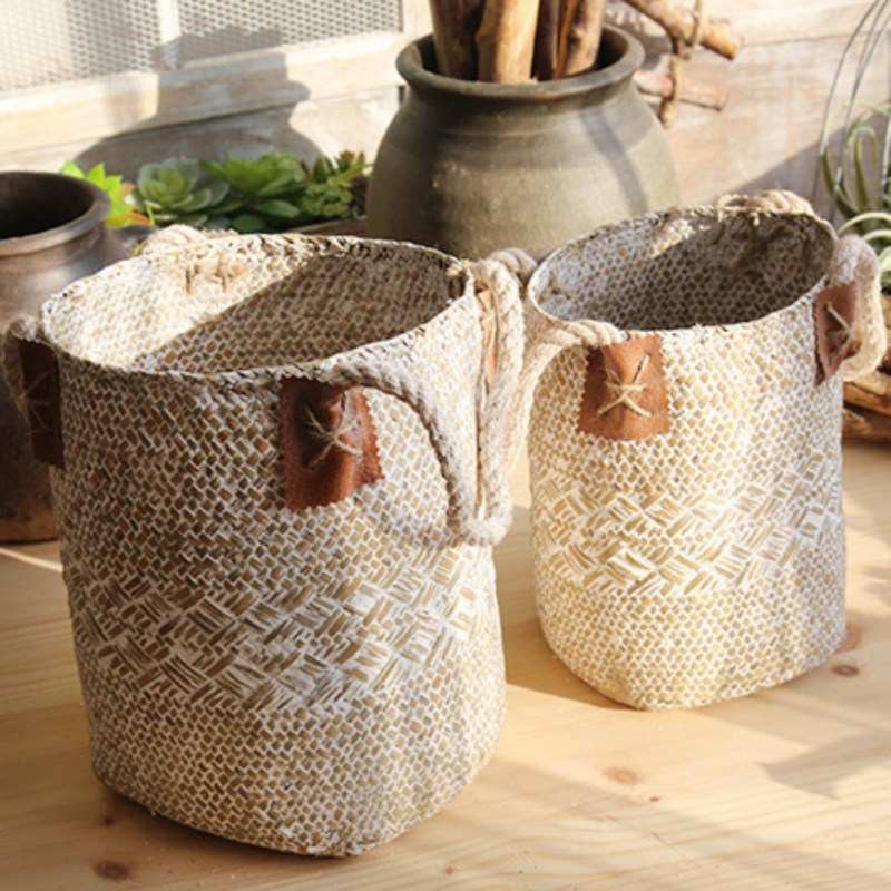 Handwoven Seagrass Basket