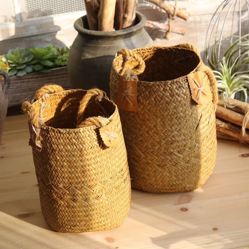 Handwoven Seagrass Basket
