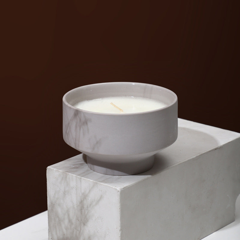 Scandinavian Stone Candle Holder