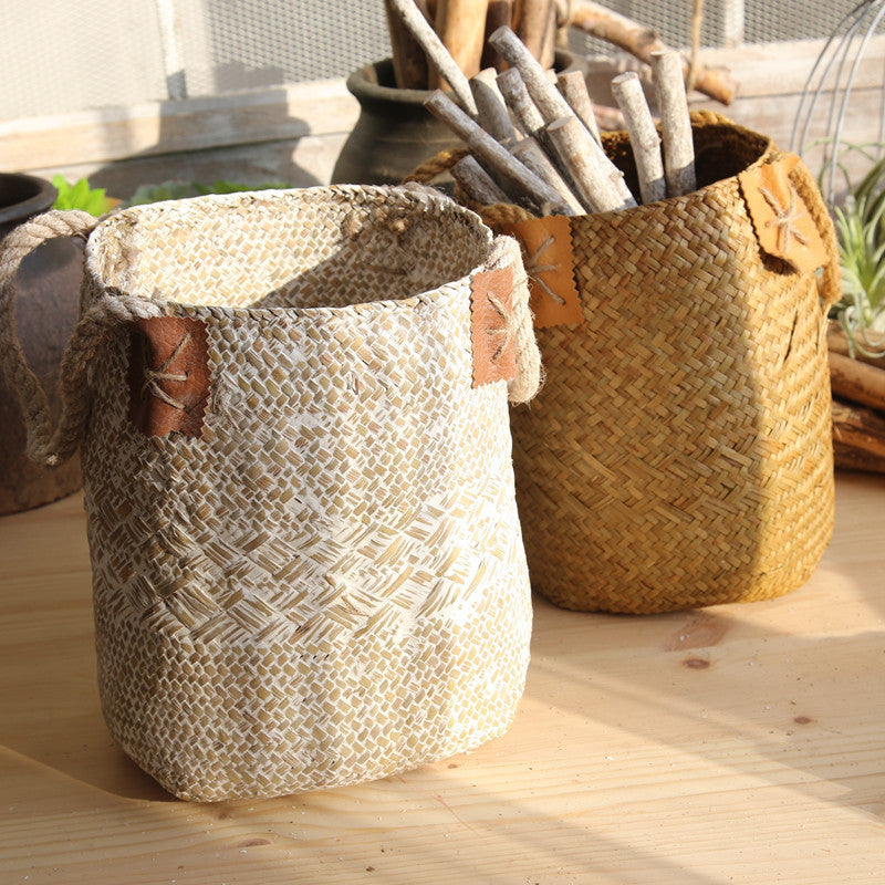 Handwoven Seagrass Basket