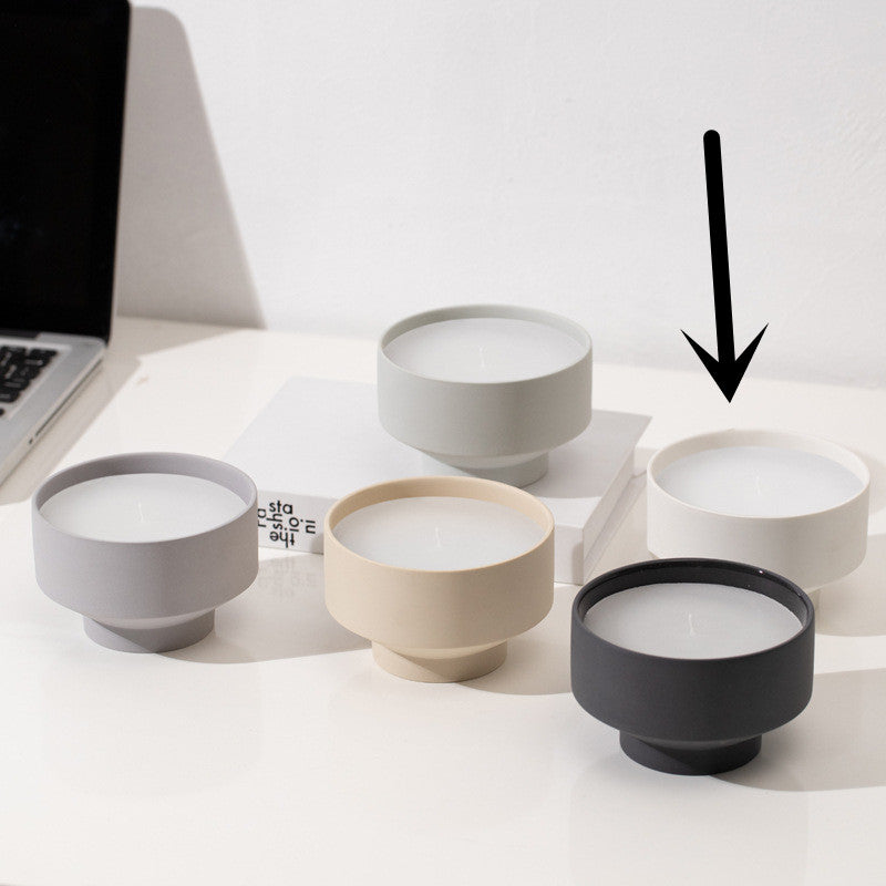 Scandinavian Stone Candle Holder