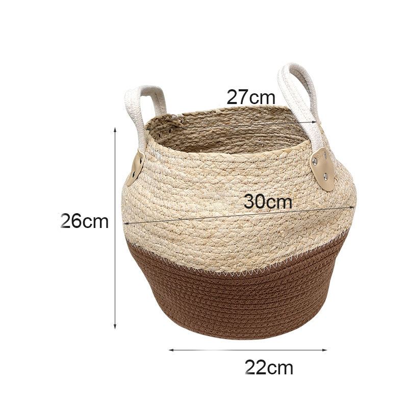 Natural Straw Storage Basket