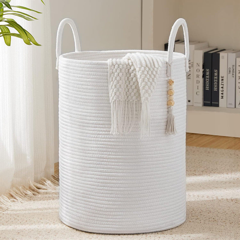 Japanese Style Cotton Rope Storage Basket