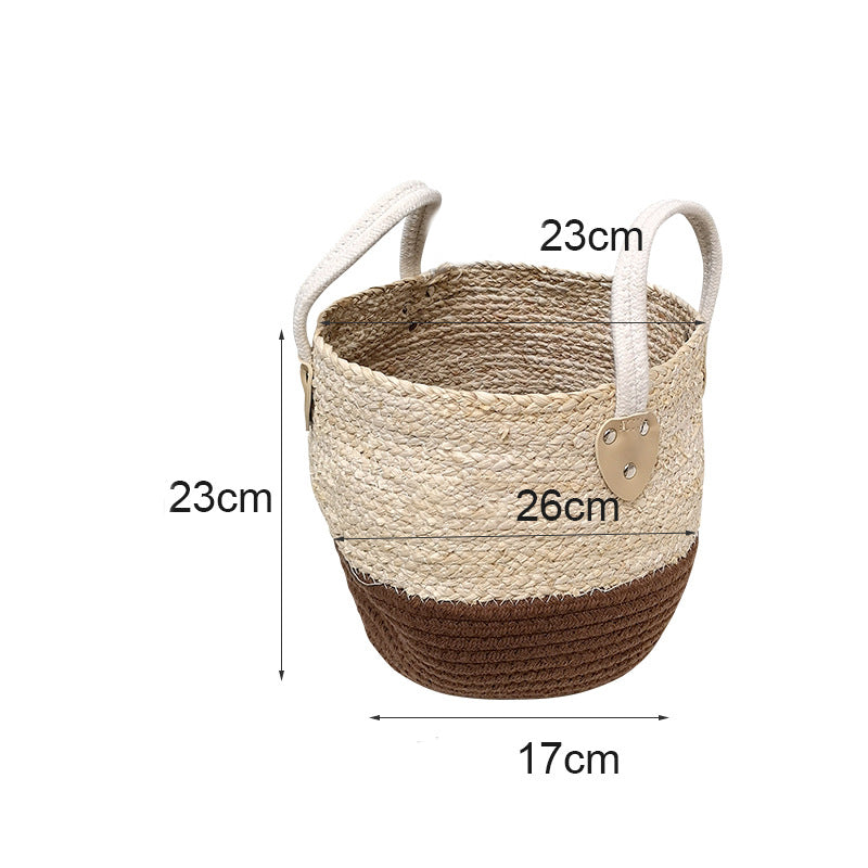 Natural Straw Storage Basket