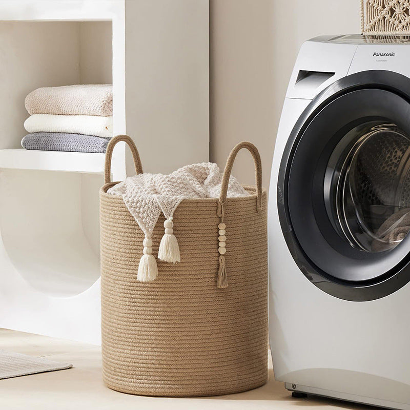 Japanese Style Cotton Rope Storage Basket