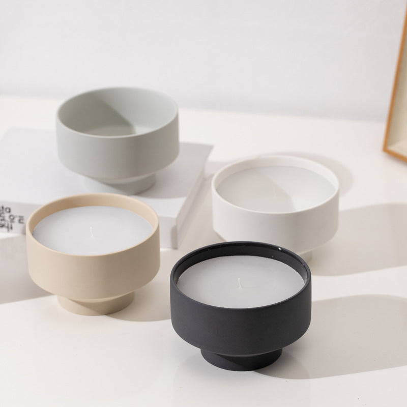 Scandinavian Stone Candle Holder