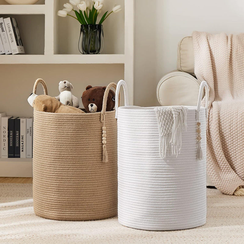 Japanese Style Cotton Rope Storage Basket