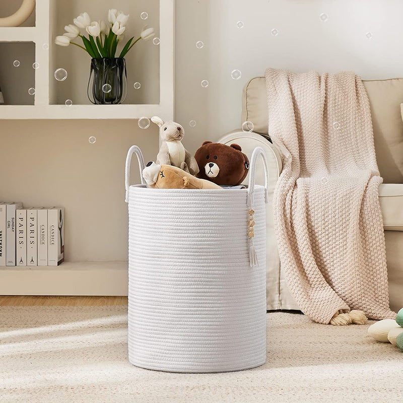 Japanese Style Cotton Rope Storage Basket