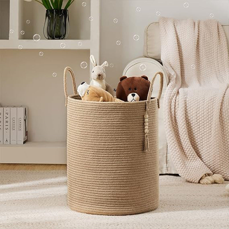 Japanese Style Cotton Rope Storage Basket
