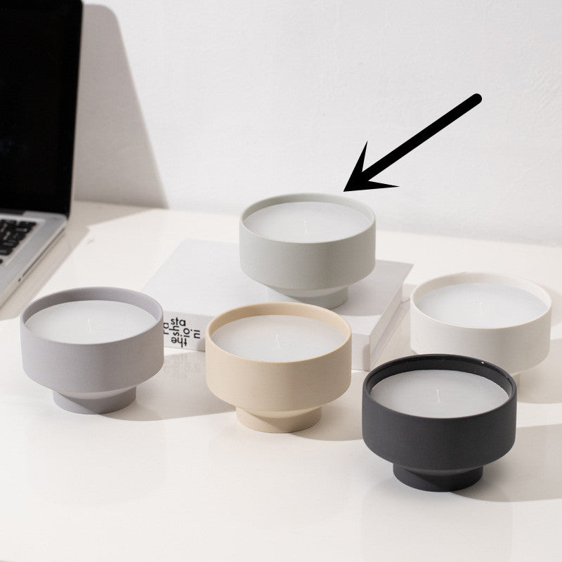 Scandinavian Stone Candle Holder