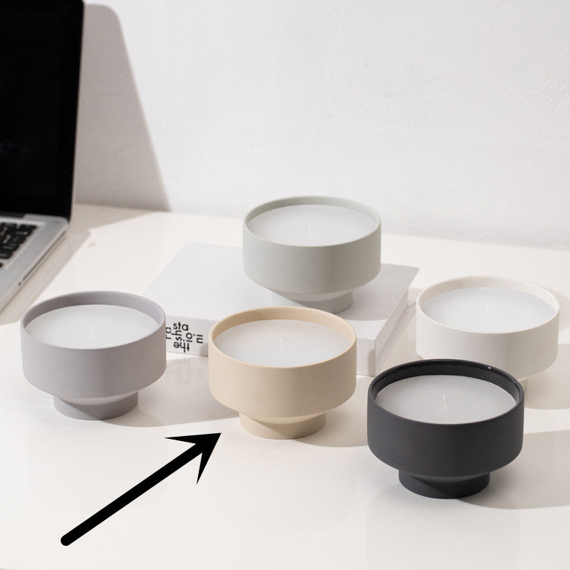 Scandinavian Stone Candle Holder