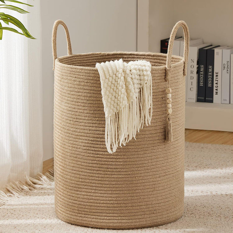 Japanese Style Cotton Rope Storage Basket